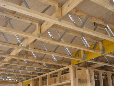 Open Web Floor Trusses with Strongback
